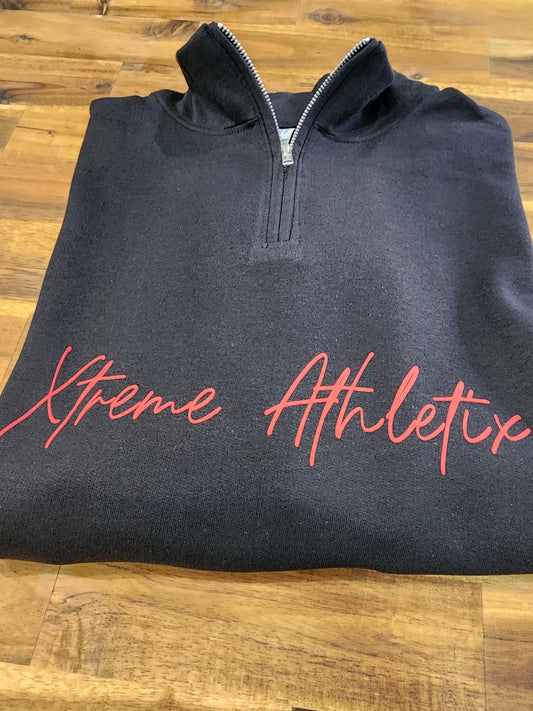 Xtreme Athletics Black Quarter Zip Pullover