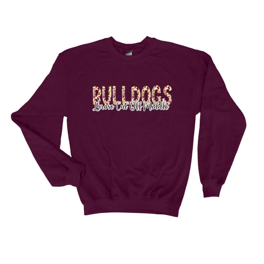 Bulldogs Paint Splatter Sweatshirt