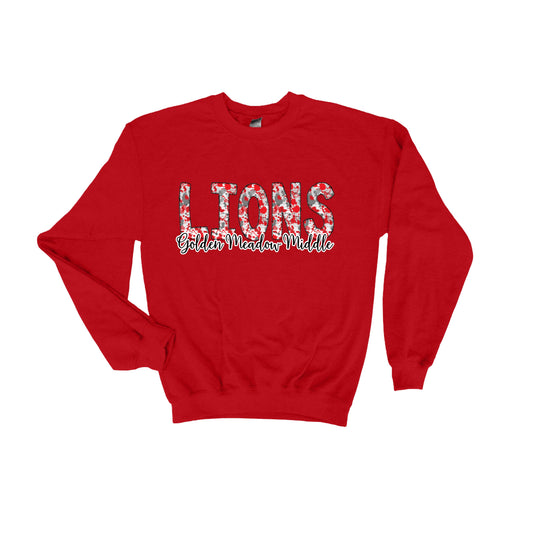 LIONS Paint Splatter Sweatshirt