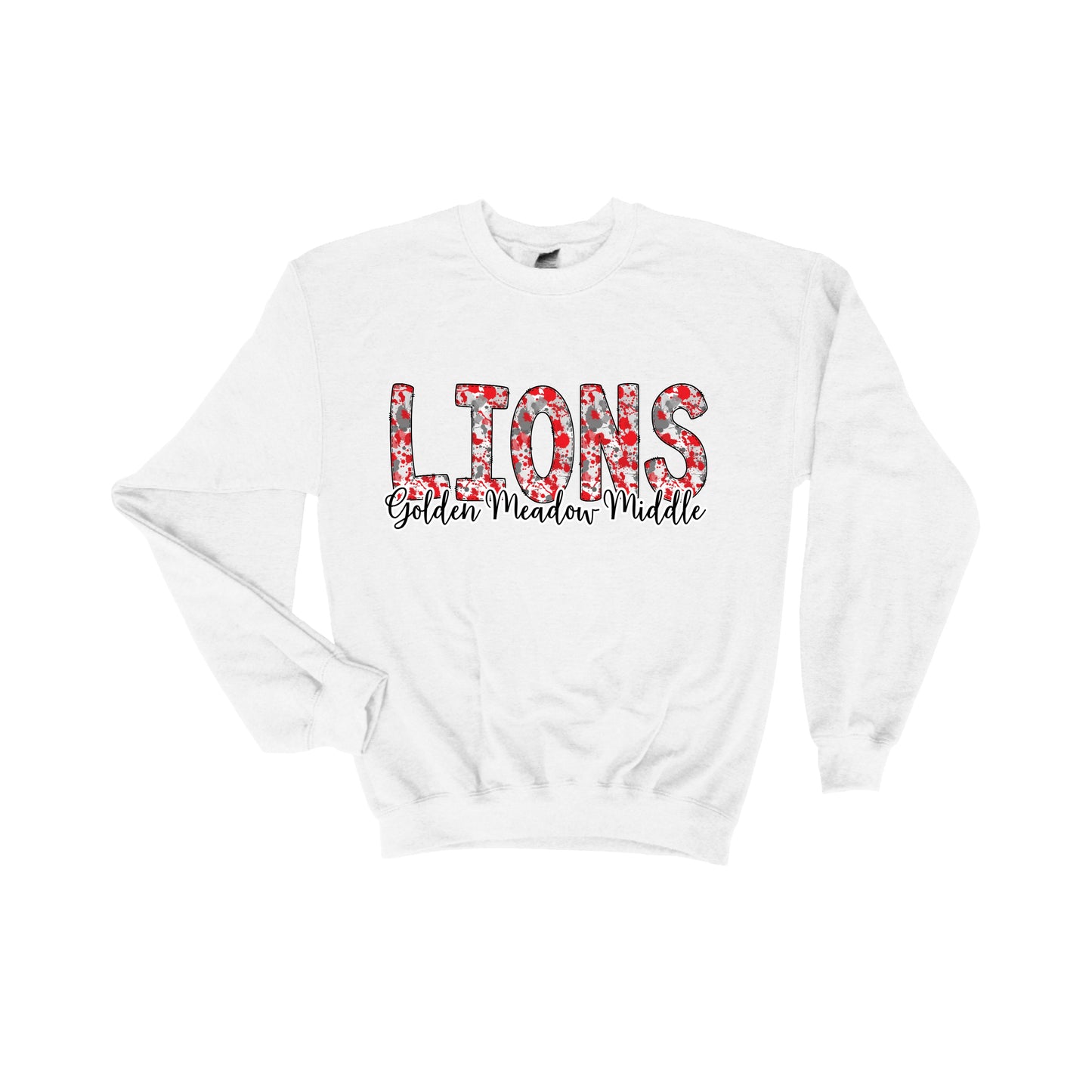 LIONS Paint Splatter Sweatshirt